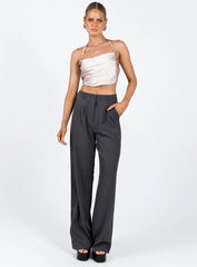 Macedon Satin Top Champagne