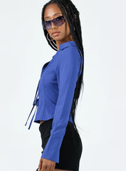 Lida Long Sleeve Top Blue