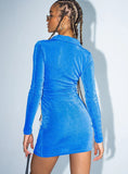 Valerie Mini Dress Blue
