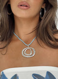 Zenda Necklace Blue Silver