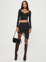 Brako Long Sleeve Top Black