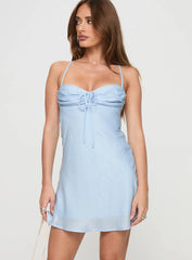 Glendon Mini Dress Blue Petite