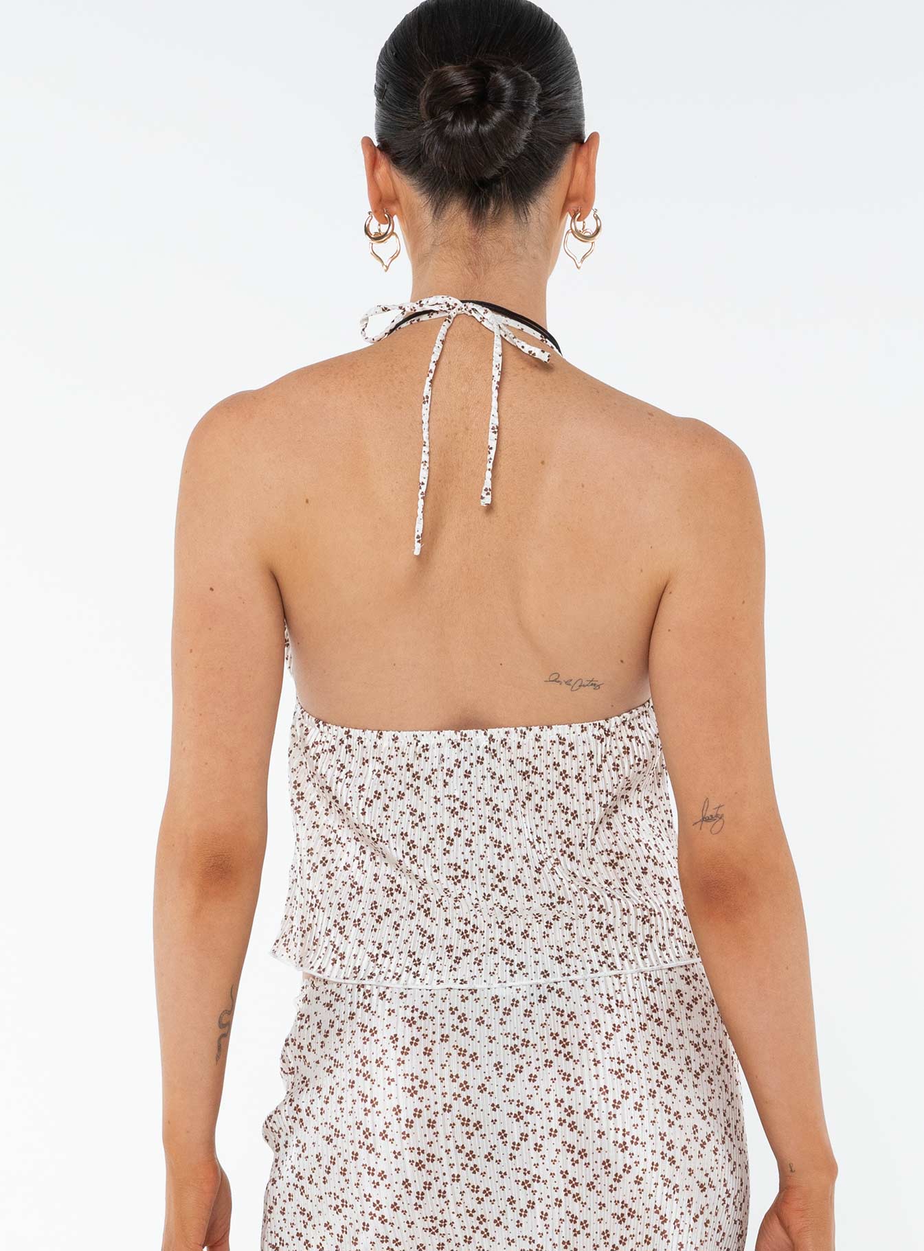 Chantria Top Cream Floral