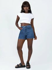 Classic Crop Tee White Petite