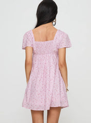 Jaxton Mini Dress Pink Multi