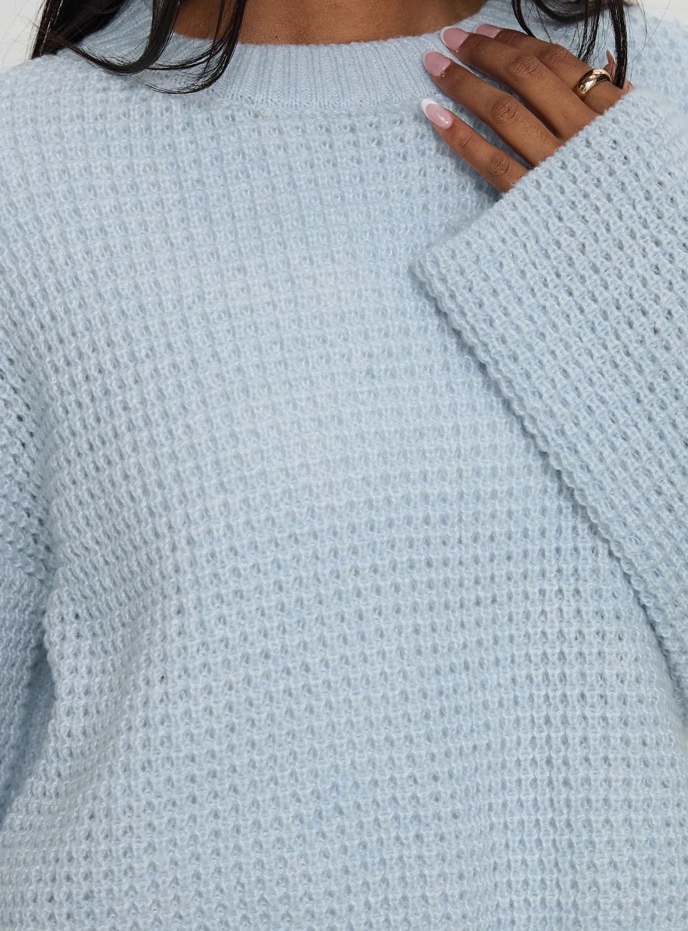 Elinda Knit Sweater Blue