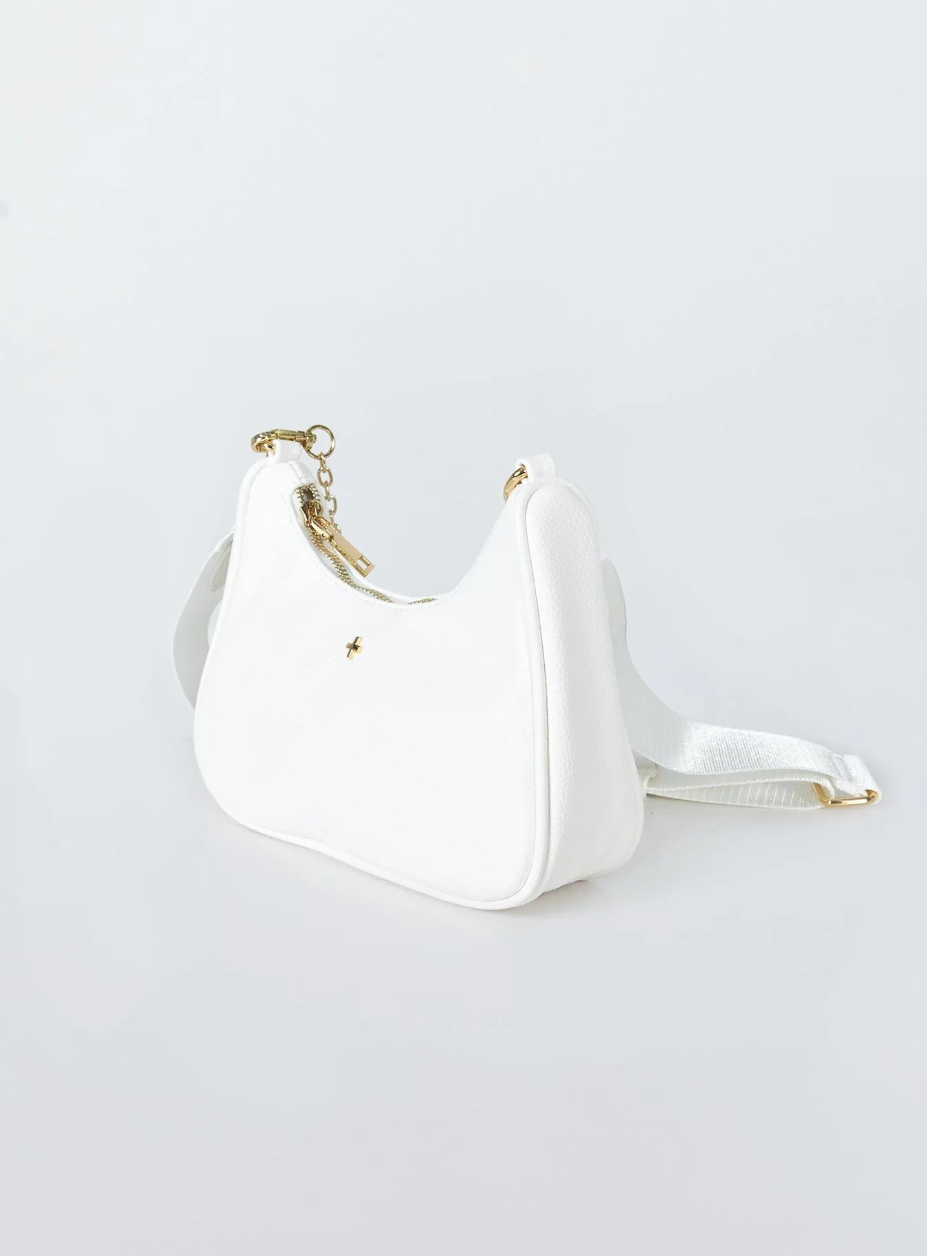 Peta & Jain Paloma Crossbody Bag White Pebble / Gold