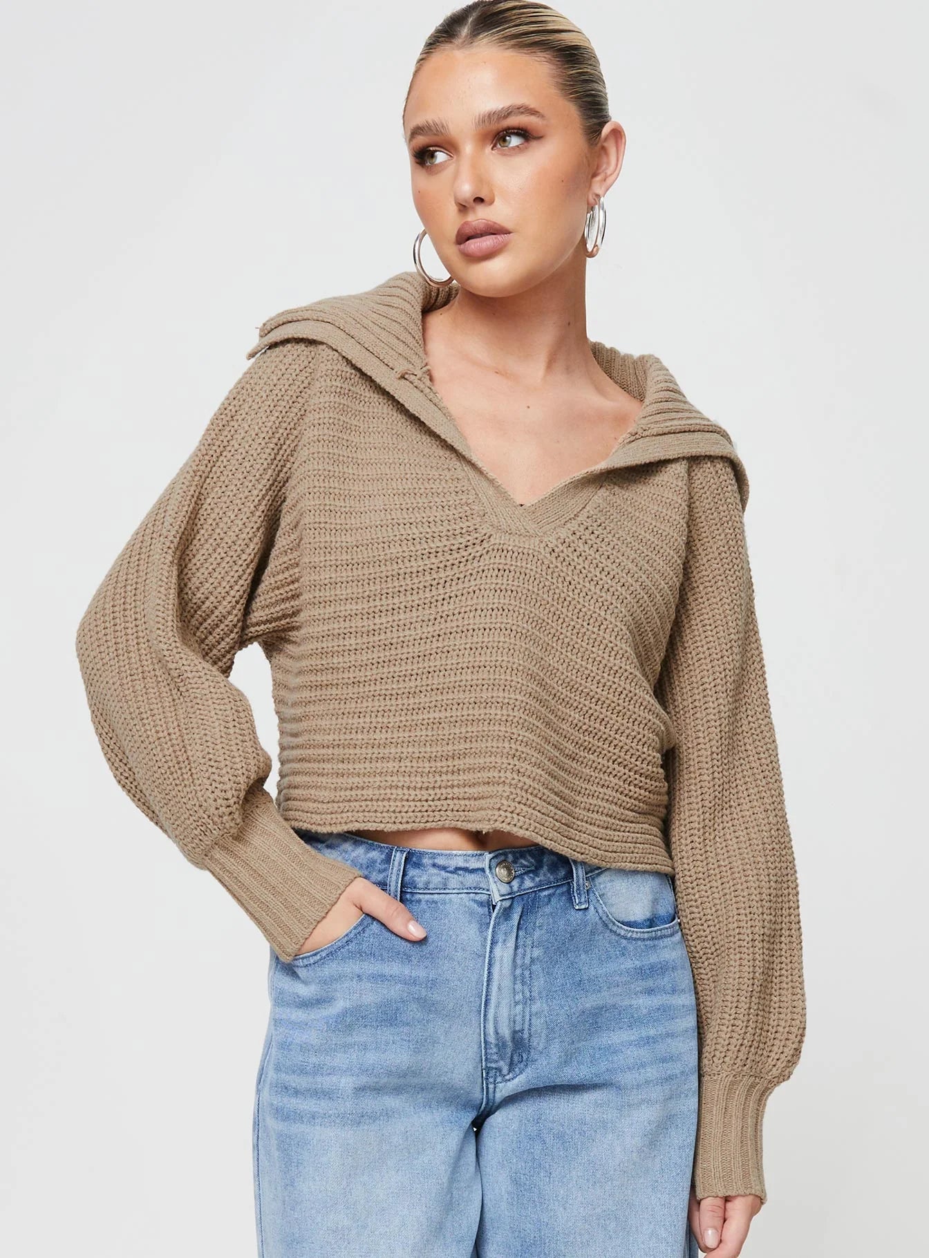 Wester Ribbed Sweater Mocha