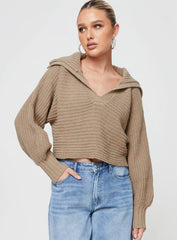 Wester Ribbed Sweater Mocha