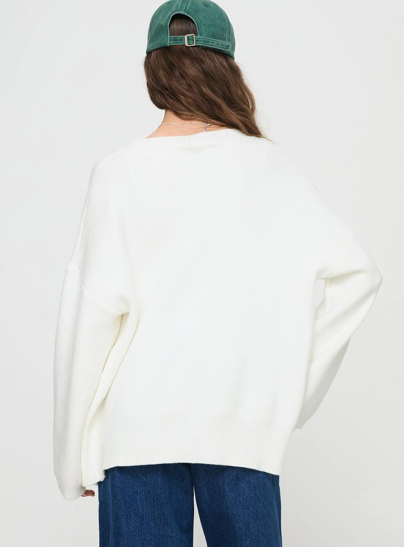 Burke Cardigan White