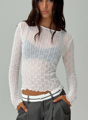 Macgraw Long Sleeve Top White