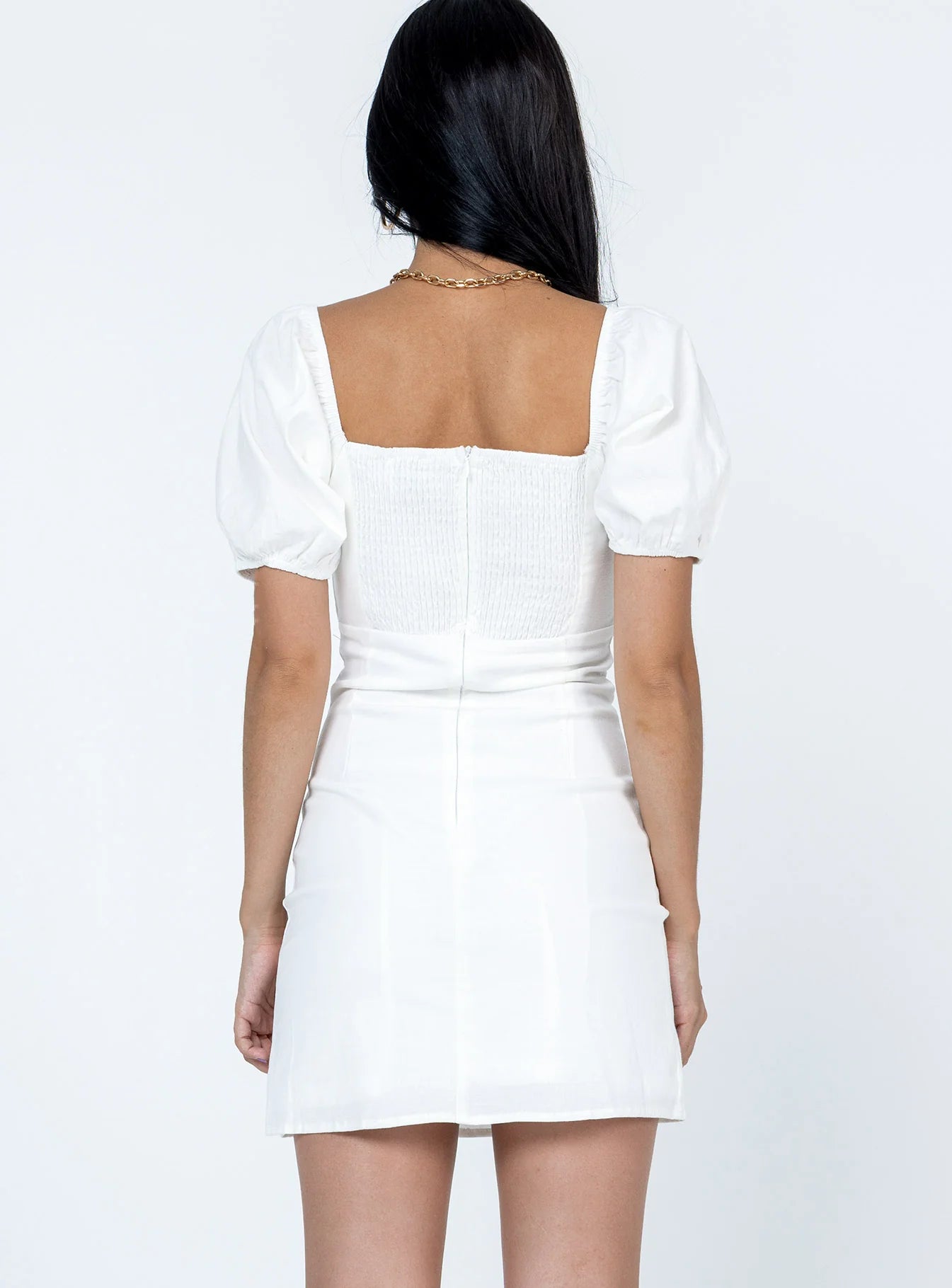 Jacqui Mini Dress White