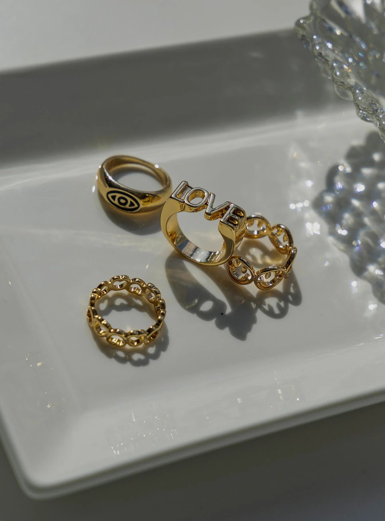 What is Love Ring Set Gold Eco