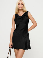 Old Money Mini Dress Black