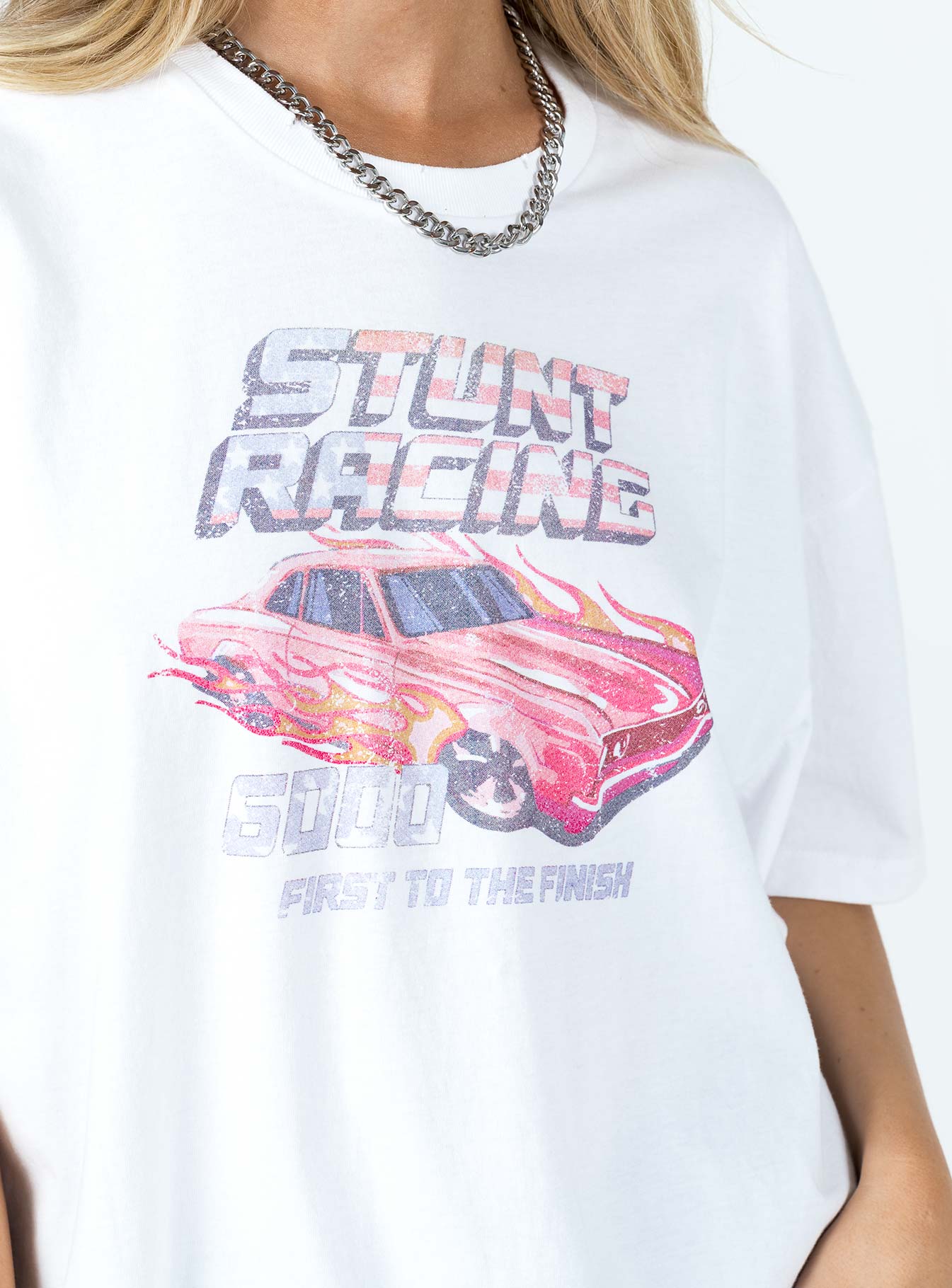 Stunt Racer Tee Ivory