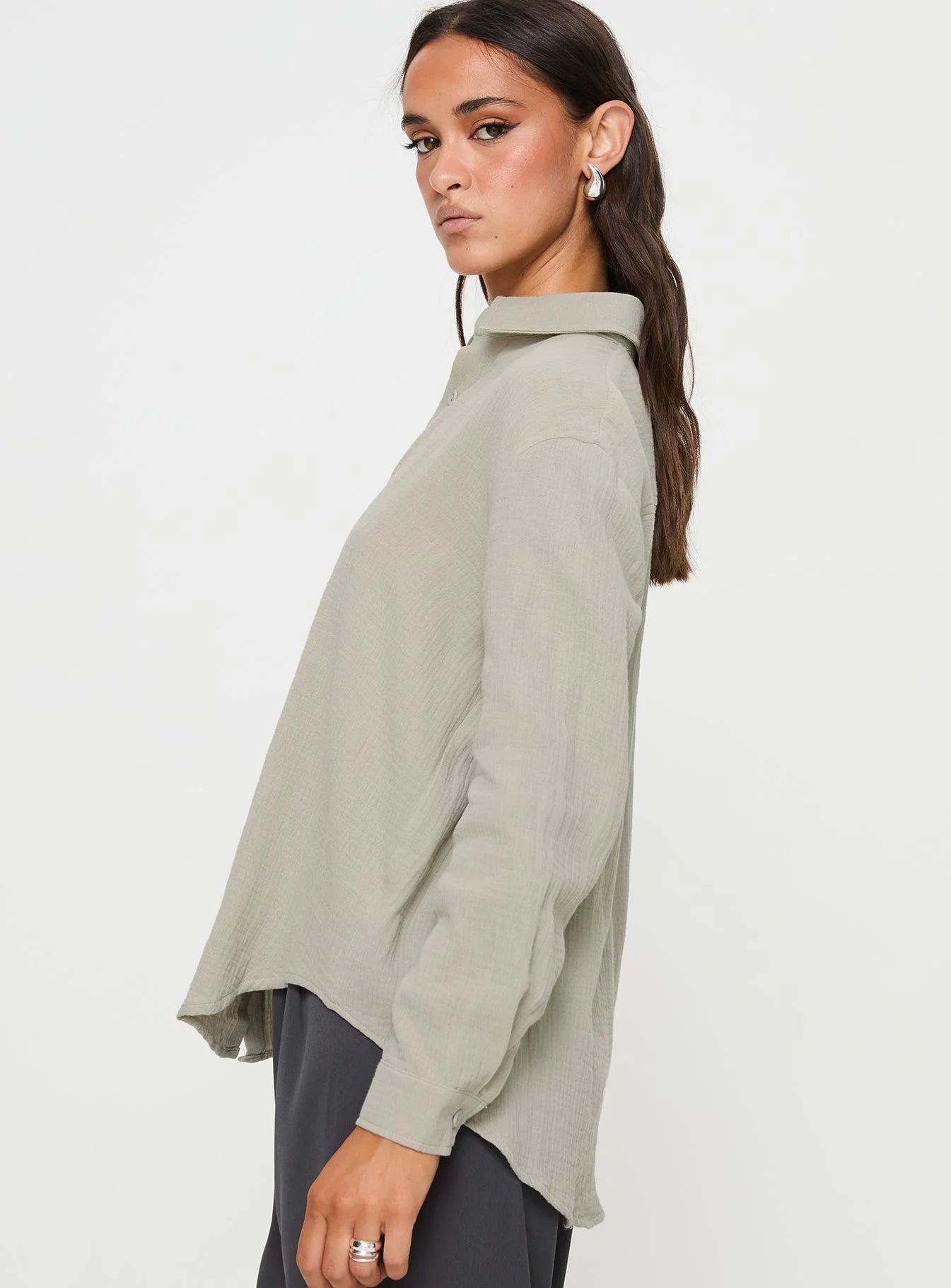 Mahalia Shirt Light Grey