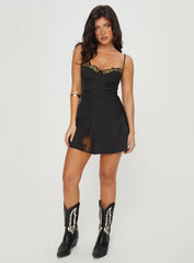 Floreto Mini Dress Black Petite