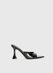 Let Love In Peep Toe Heels Black
