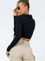 Barlee Long Sleeve Top Black