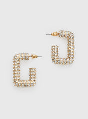 Diamonds Dancing Earrings Gold