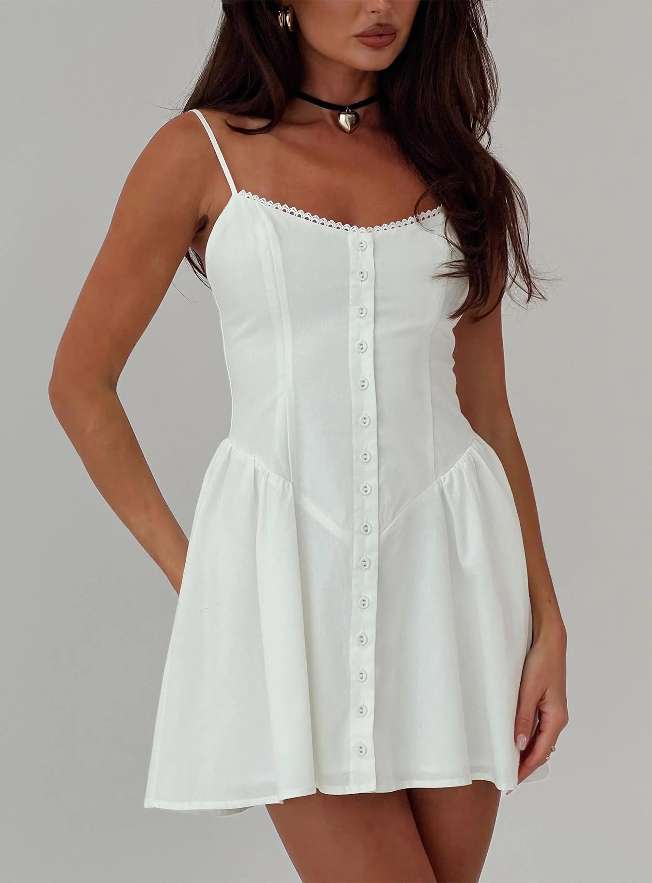 Toulouse Mini Dress White