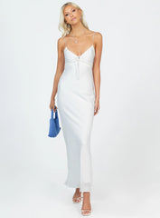 Emily Maxi Dress White Tall