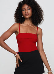 Lilani Bodysuit Red