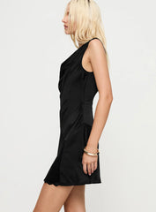 Old Money Mini Dress Black