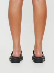 Therapy Raid Sandals Black