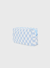 Zinny Cosmetics Case Blue / White