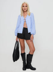Slide Away Top Blue