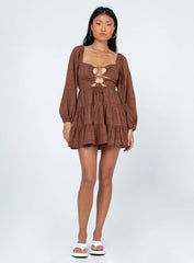 Campbell Mini Dress Brown