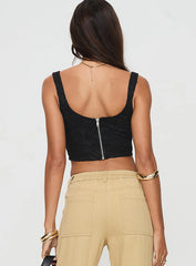Bonney Corset Top Black