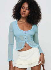 Guillet Long Sleeve Top Blue