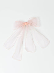 Wicks Hair Bow Pink