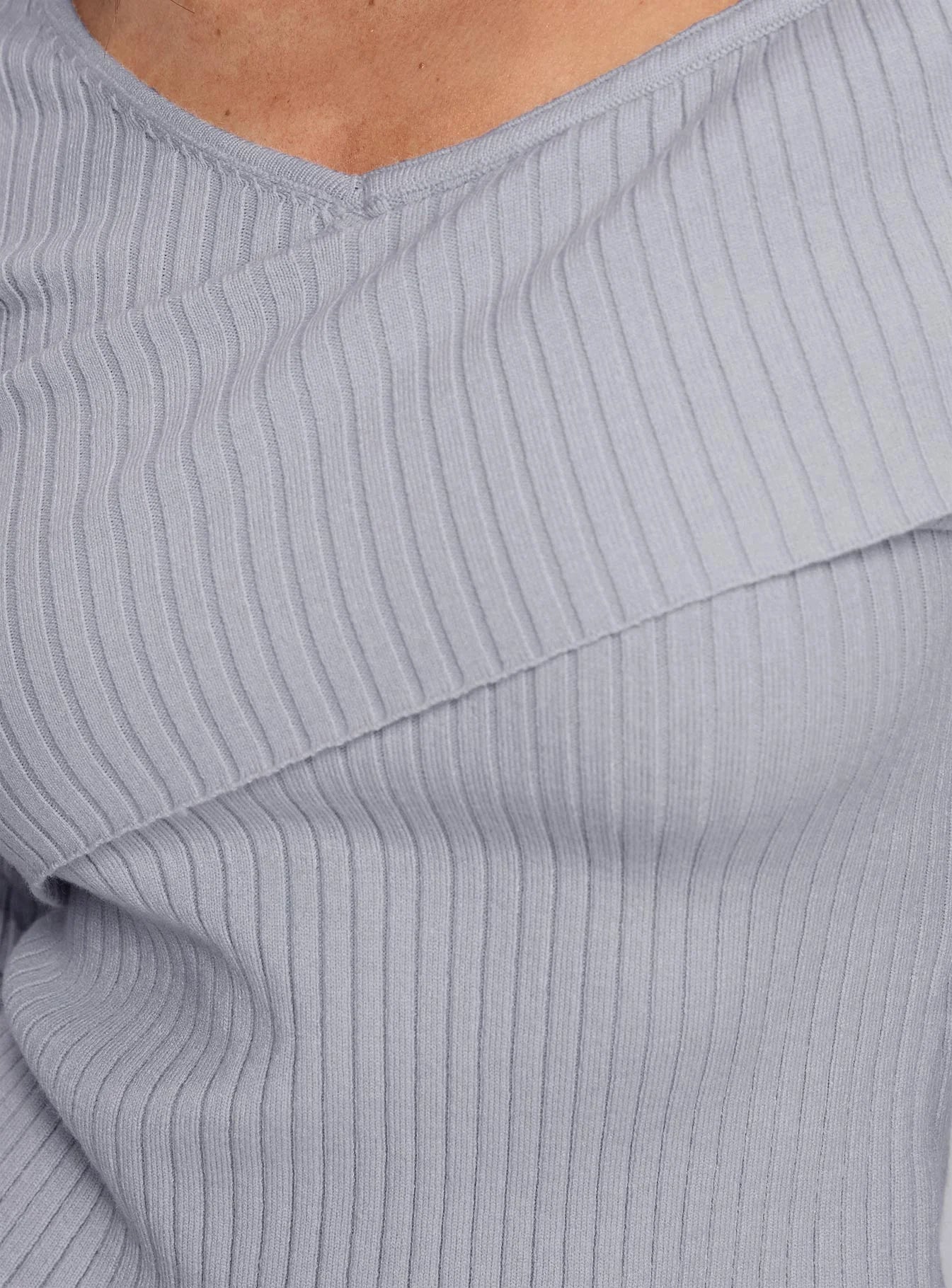 Nolia Long Sleeve Top Grey