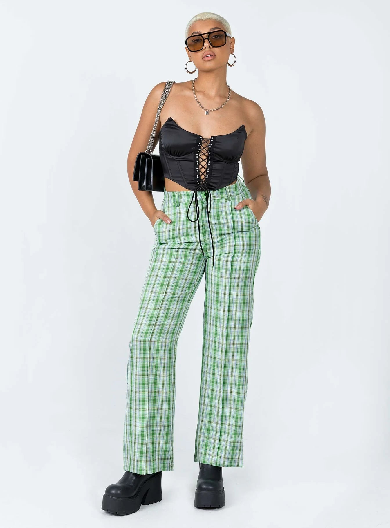 Palma Corset Top Black