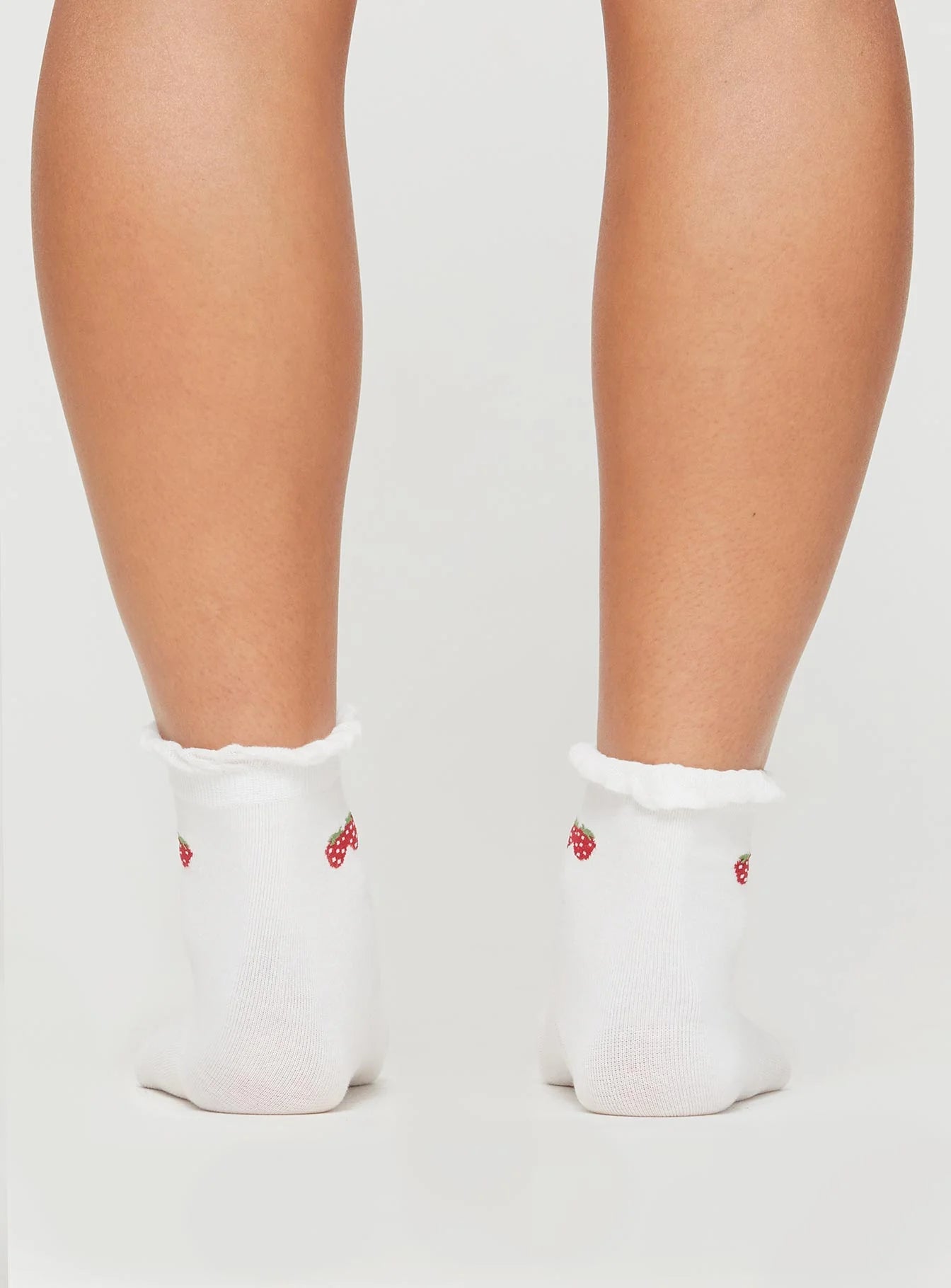 Wait On You Socks White