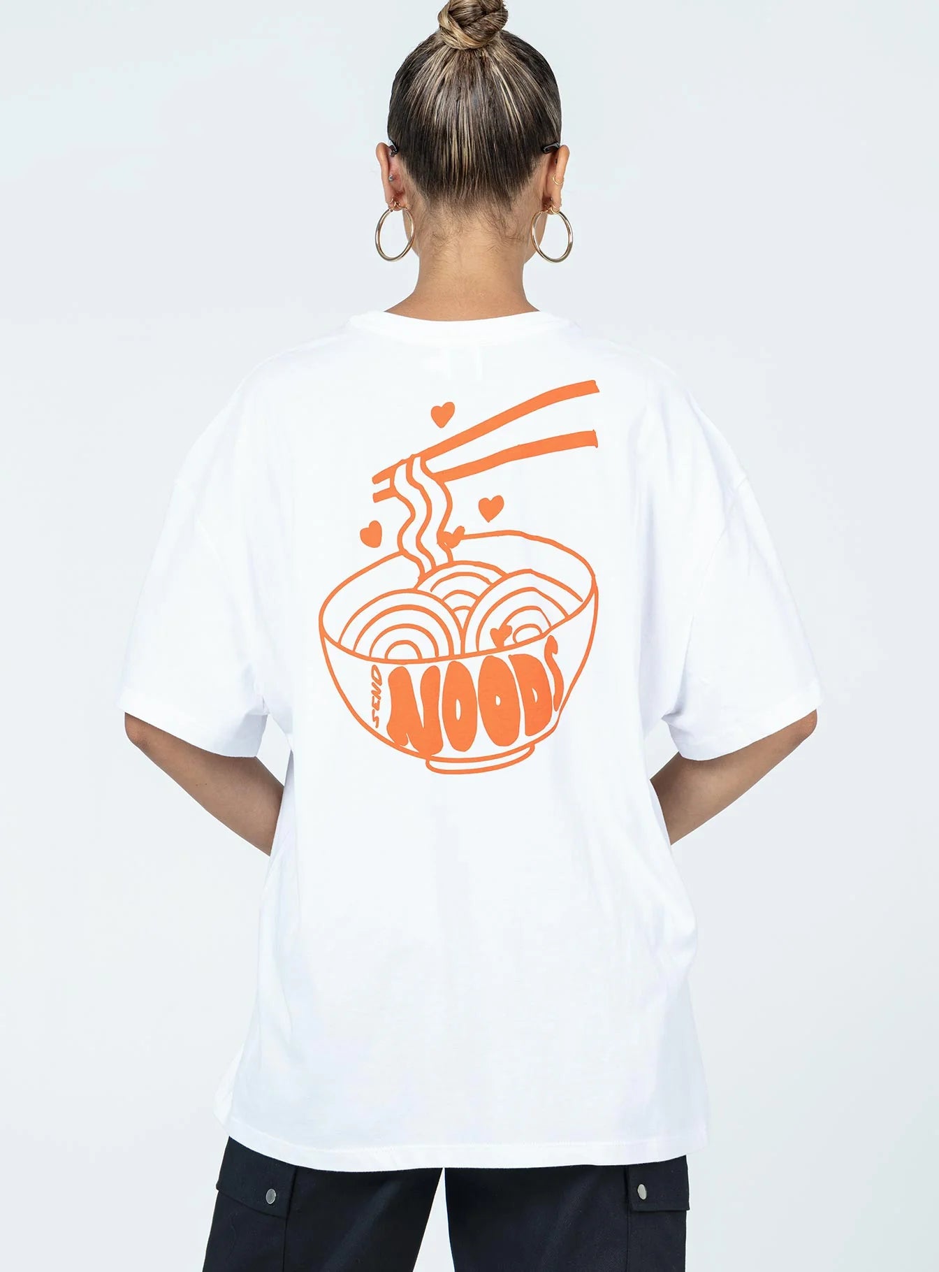 Noods Oversized Tee White