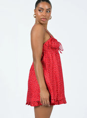 Empress Of Love Mini Dress Red