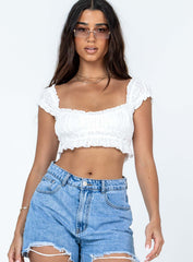 Carlita Top White