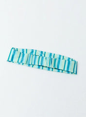 Aquamarine Headband Blue Stripe