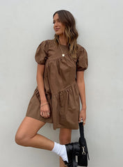 Michelle Mini Dress Brown