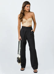 Altona Strapless Top Beige