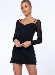 Charla Mini Dress Black