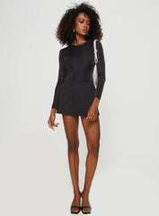 Knighton Long Sleeve Bodysuit Black