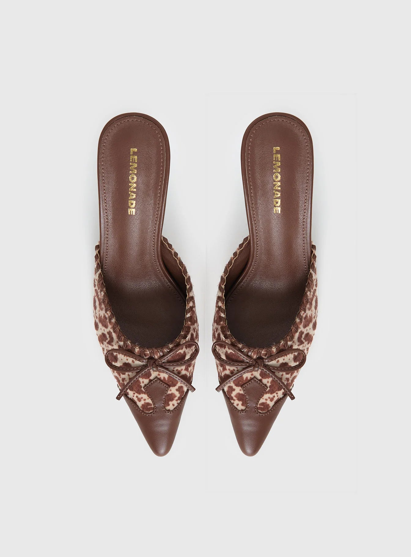 Boardroom Pointed Toe Heels Caramel Cow