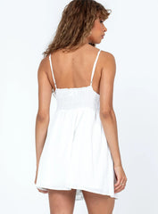 Roza Mini Dress White
