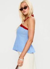 Contradiction Hardware Detail Top Blue