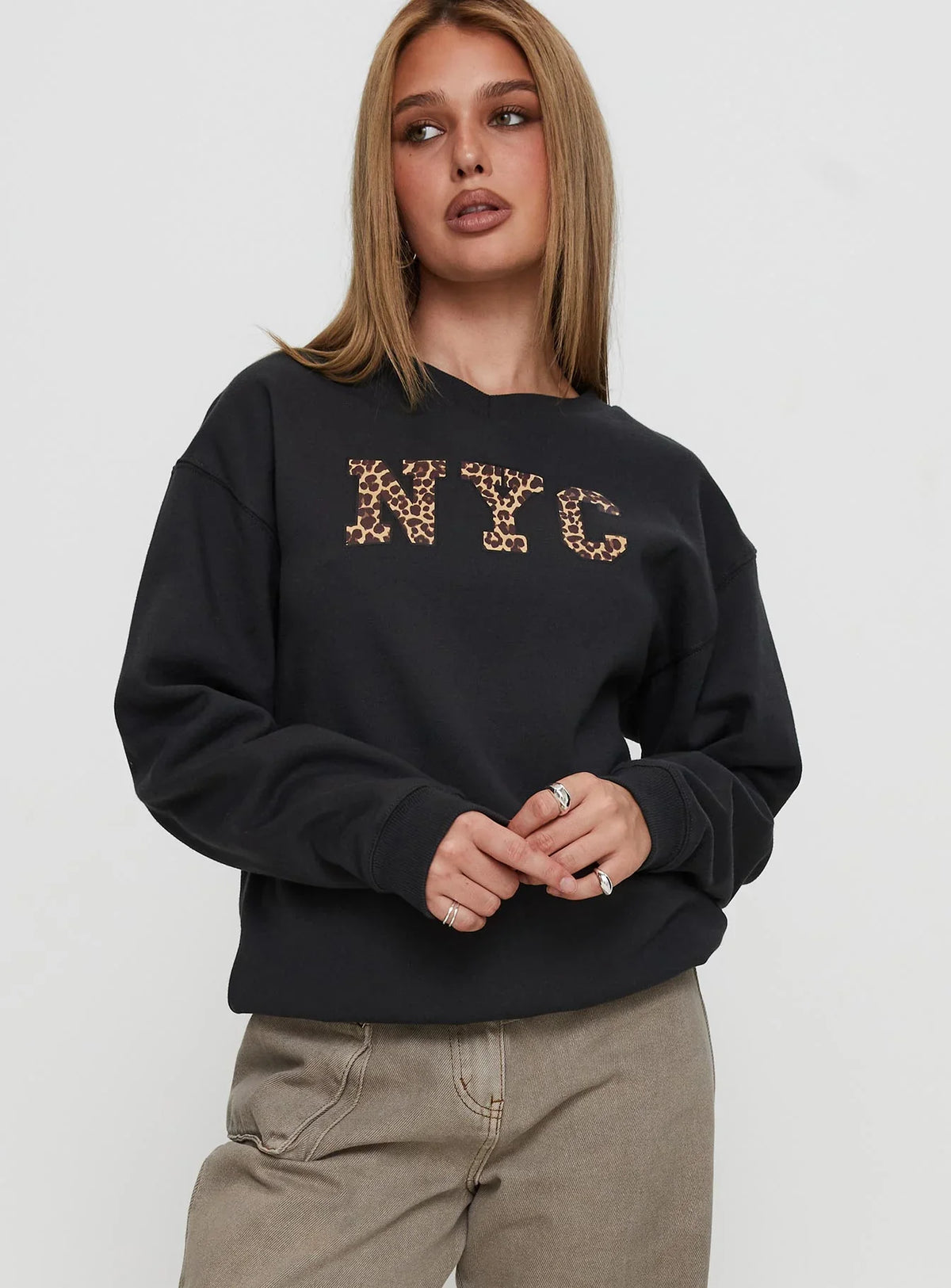 Wild In NYC Sweater Black